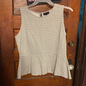 Grey Peplum tank